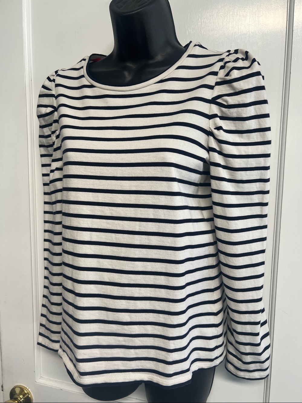 NWOT Boden Size 8 Navy and white Striped  top
